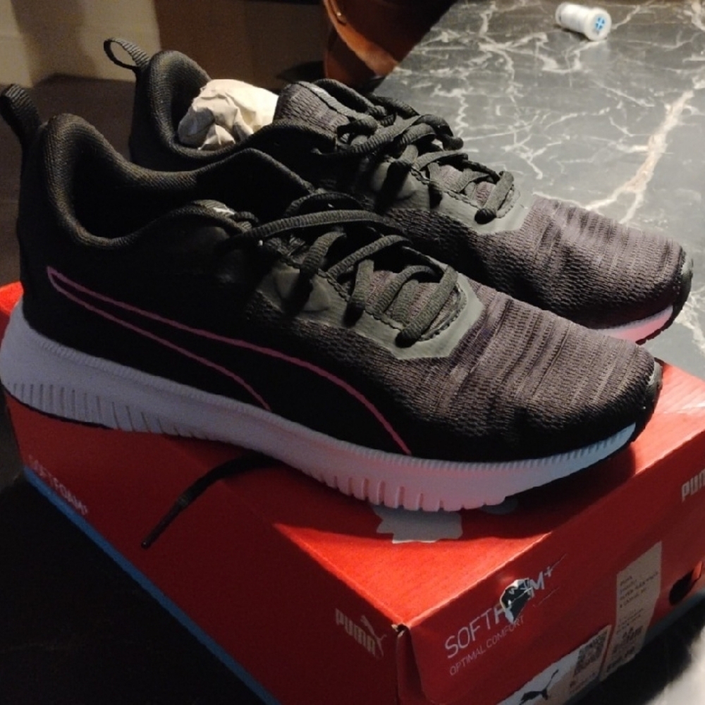 New In Box Puma Black and Pink Athletic Shoes